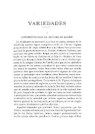Documentos para la historia de Madrid [1585-1685]
