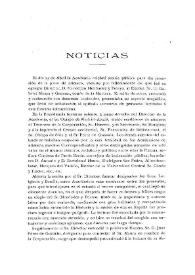 Boletín de la Real Academia de la Historia, tomo 62 (mayo 1913). Cuaderno V. Noticias