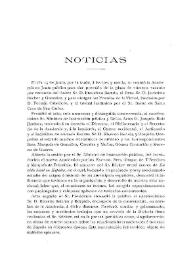 Boletín de la Real Academia de la Historia, tomo 63 (julio-agosto 1913) Cuadernos I-II. Noticias