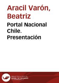 Portal Nacional Chile. Presentación