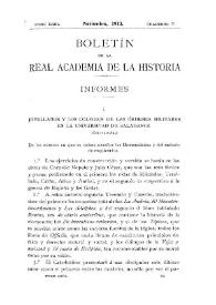 Jovellanos y los Colegios de las Órdenes Militares en la Universidad de Salamanca [6]