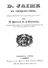 D. Jaime el Conquistador : drama histórico en cinco actos y en verso