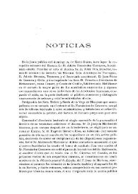 Boletín de la Real Academia de la Historia, tomo 64 (Junio 1914). Cuaderno VI. Noticias