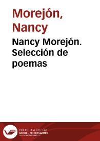 Nancy Morejón. Selección de poemas