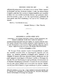 Bibliotheca latina Medii Aeui