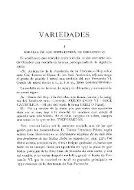 Medalla de los bombarderos de Fernando VI
