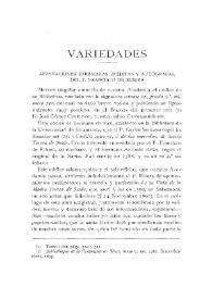 Apuntaciones teresianas, inéditas y autógrafas, del P. Francisco de Ribera