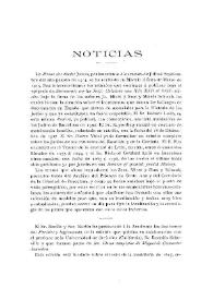 Noticias. Boletín de la Real Academia de la Historia, tomo 66 (abril 1915). Cuaderno IV