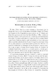 Informaciones incluidas en el proceso apostólico de beatificación de Santa Teresa. Archivo del Palacio Episcopal de Ávila: Declaración de Luis de Ávila y Ulloa (Ávila 7 de agosto de 1604)