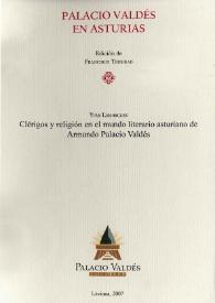 Clérigos y religión en el mundo literario asturiano de Armando Palacio Valdés