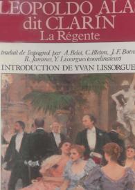 Introduction [Traducción francesa de La Regenta]