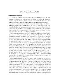 Boletín de la Real Academia de la Historia, tomo 68 (abril 1916). Cuaderno IV. Noticias