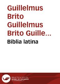 Biblia latina