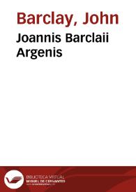 Joannis Barclaii Argenis
