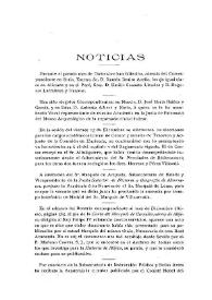 Noticias. Boletín de la Real Academia de la Historia, tomo 70 (enero 1917). Cuaderno I
