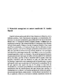 Materials senequians en autors medievals II: Ausiàs March
