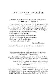 Comisión de monumentos históricos y artísticos de la provincia de Sevilla