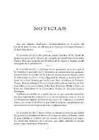 Noticias. Real Academia de la Historia, tomo 73 (noviembre 1918). Cuaderno V