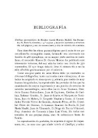 Catálogo paremiológico de Melchor García Moreno