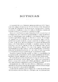 Noticias. Boletín de la Real Academia de la Historia, tomo 74 (enero 1919). Cuaderno I