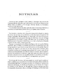 Noticias. Boletín de la Real Academia de la Historia, tomo 74 (abril 1919). Cuaderno V