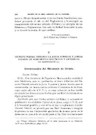 Decreto vizirial creando la Junta Superior y Juntas locales de Monumentos Históricos y Artísticos en Marruecos