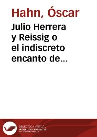 Julio Herrera y Reissig o el indiscreto encanto de lo cursi