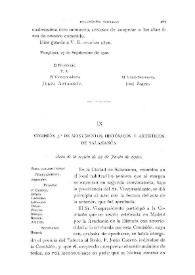 Comisión 5.ª de Monumentos Históricos y Artísticos de Salamanca. [Sesión del 22/6/1920]