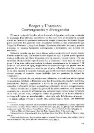 Borges y Unamuno: Convergencias y divergencias