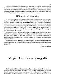 Vargas Llosa : drama y tragedia