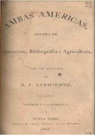 Ambas Américas: revista de Educación, Bibliografía i Agricultura. Volumen 1, núm. 3 (febrero 1868)