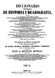 Diccionario universal de historia y de geografía. Tomo 2