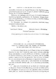 Informe de la Comisión nombrada para la adjudicación del premio al Talento en el concurso del año de 1921