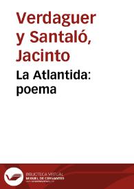 La Atlantida : poema
