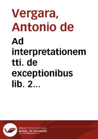 Ad interpretationem tti. de exceptionibus lib. 2 Decretalium tt{486} 25