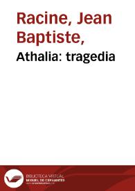 Athalia : tragedia