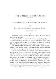 Las primogenituras de la Casa Real de España (continuación) [II]