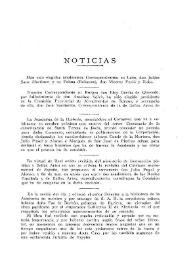 Noticias. Boletín de la Real Academia de la Historia, tomo 80 (abril 1922). Cuaderno IV