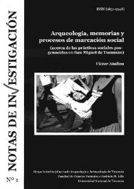 Arqueología, memorias y procesos de marcación social (acerca de las prácticas sociales pos-genocidas en San Miguel de Tucumán)