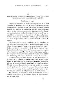 Documentos inéditos referentes a las postrimerías de la Casa de Austria en España