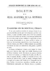 El excelentísimo señor don Adolfo Herrera y Chiesanova