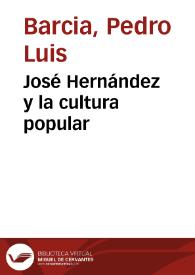 José Hernández y la cultura popular