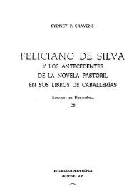 Feliciano de Silva y los antecedentes de la novela pastoril en sus libros de caballerías