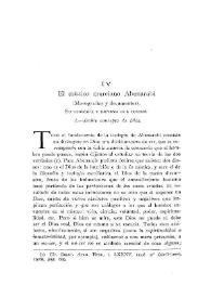 El místico murciano Abenarabi (Monografías y documentos) : Su teología y sistema del cosmos. [IV]