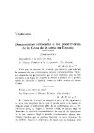 Documentos referentes a las postrimerías de la Casa de Austria en España [1697]. (Continuación)