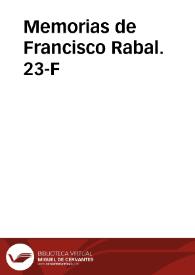 Memorias de Francisco Rabal. 23-F