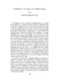 Watteau y su siglo en Rubén Darío