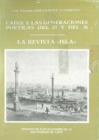 Cádiz y las generaciones poéticas del 27 y del 36 : La revista 