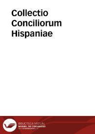 Collectio Conciliorum Hispaniae