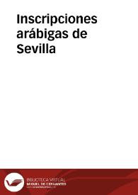 Inscripciones arábigas de Sevilla